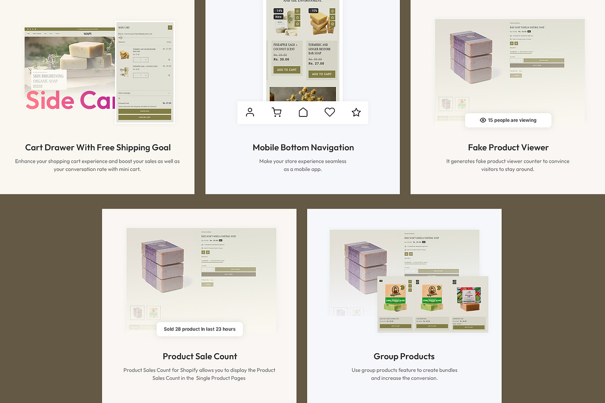 Handmade Soap Shopify Theme, a Shopify Template by LogicGo Shopify Experts (Photo 5 of 7)