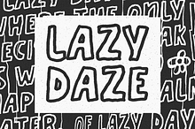 Lazy Daze - Playful Display Font