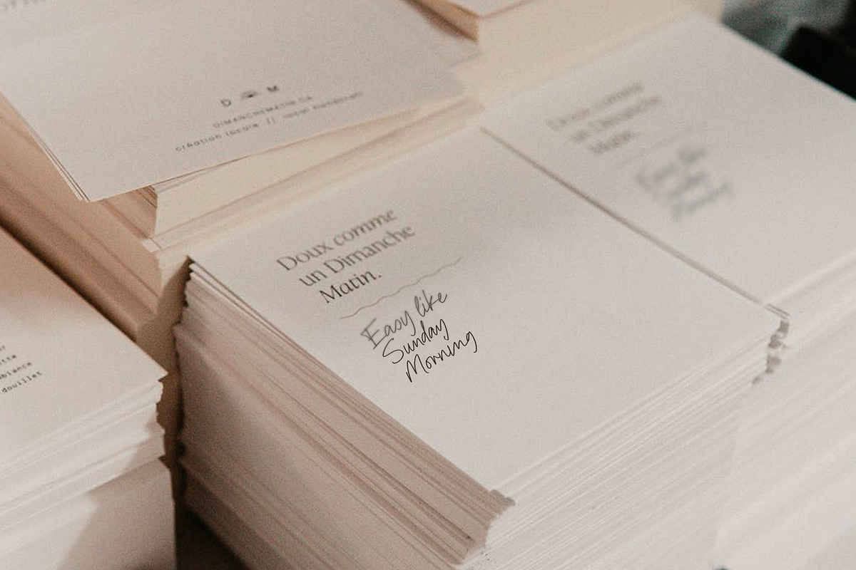 Avanti Casual Script in Bold & Thin, a Script Font by Jen Wagner Co (Photo 10 of 14)