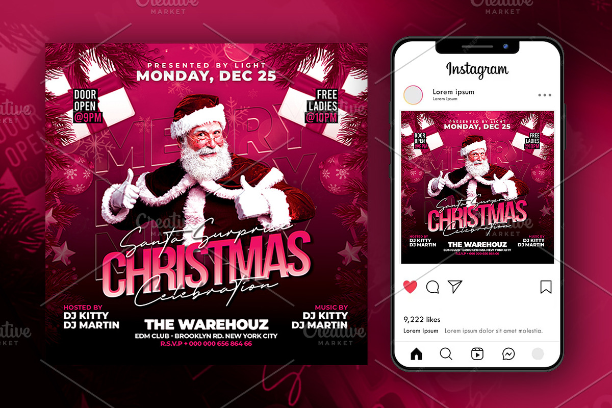 Christmas Flyer Bundle, a Flyer Template by Artonix (Photo 5 of 10)