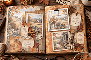 Harvest Hollow 8.5x11 Autumn Back, a Background Graphic by Coco Bloom (Thumbnail 4 of 4)