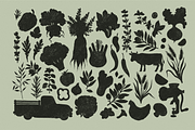 Linocut farm illustrations, an Animal Illustration by adehoidar (Thumbnail 2 of 9)