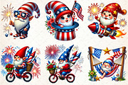 4th Of July gnomes Sublimation Clipa, an Illustration by Rose Art (Thumbnail 5 of 7)