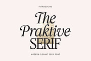 Praktive Serif Font, a Serif Font by Attract Studio (Thumbnail 1 of 12)