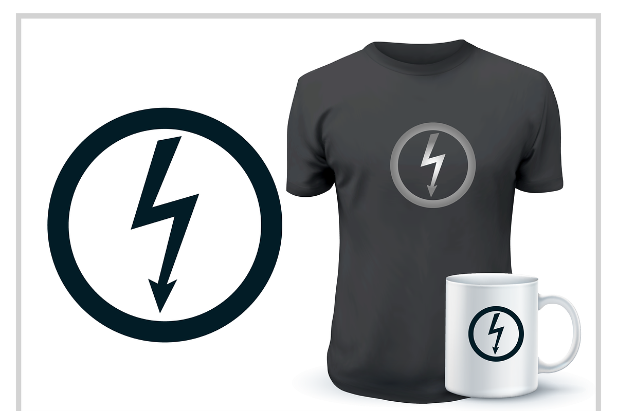 Dynamic Lightning Logo Design, a Healthcare Illustration by CarWrap design (Photo 3 of 3)