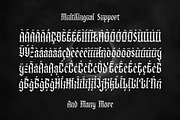 Glorious Victory - Blackletter, a Blackletter Font by Novitype (Thumbnail 6 of 7)