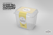 Tall Clamshell Container Mockup, a Cups & Container Mockup by INCDesign (Thumbnail 5 of 7)