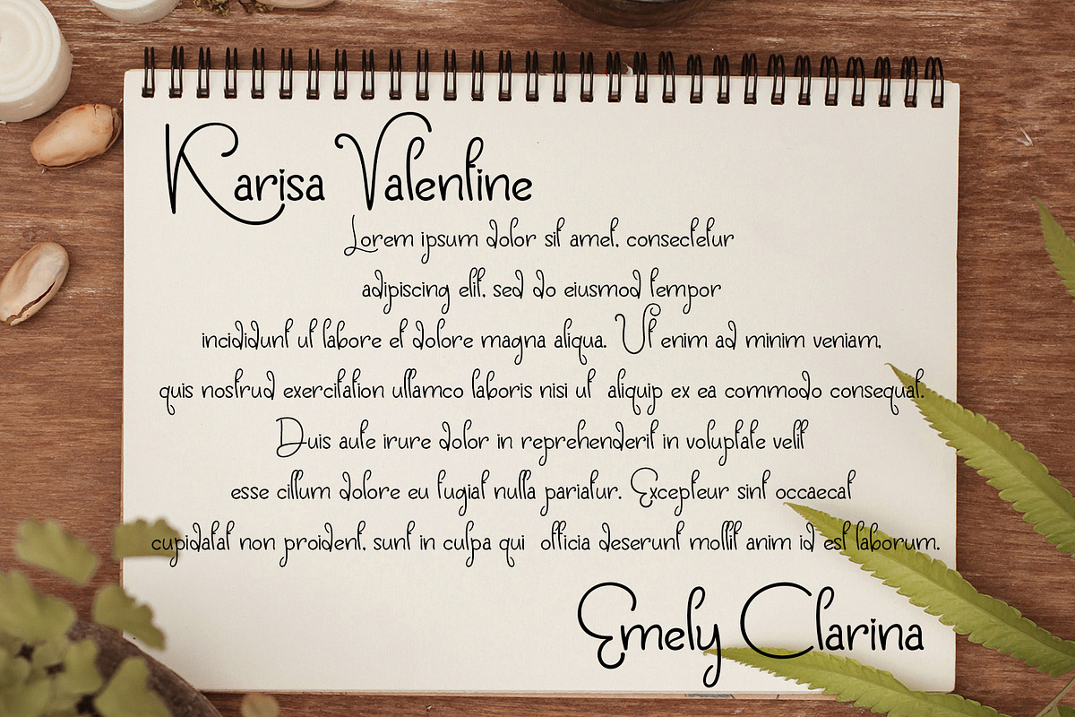 Vanie Karabinya Love, a Script Font by Bramcreative (Photo 6 of 10)