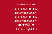 Montrend Christmas Font, a Handwritten Font by Iqsiart Studio (Thumbnail 5 of 6)