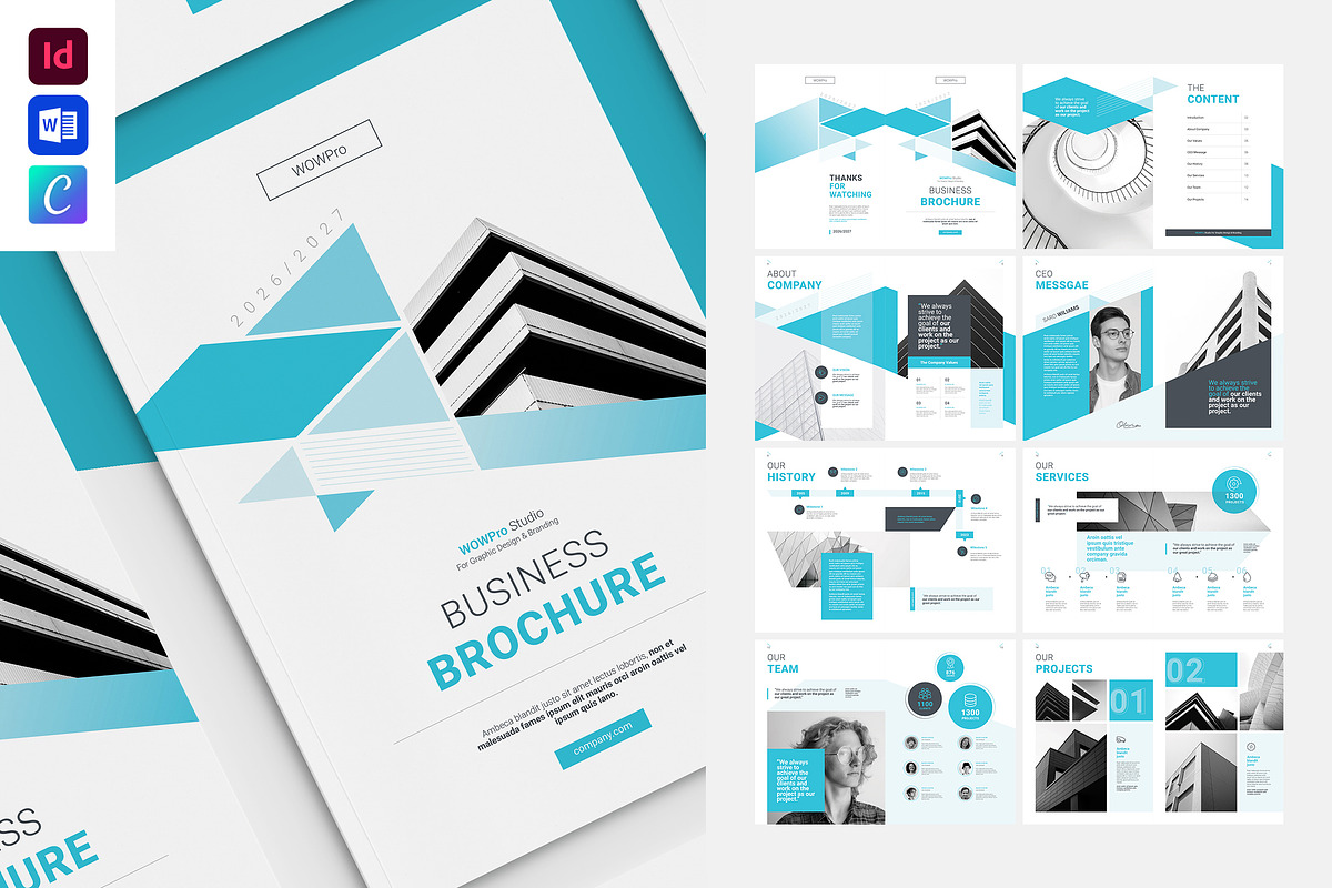 Company Profile, a Brochure Template by WOWPro (Photo 1 of 10)