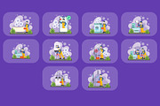 Plumbing Service Illustration Pack, a Person Illustration by baii09 (Thumbnail 4 of 4)