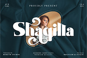 Shaqilla - modern serif, a Serif Font by ribethstudio (Thumbnail 1 of 15)