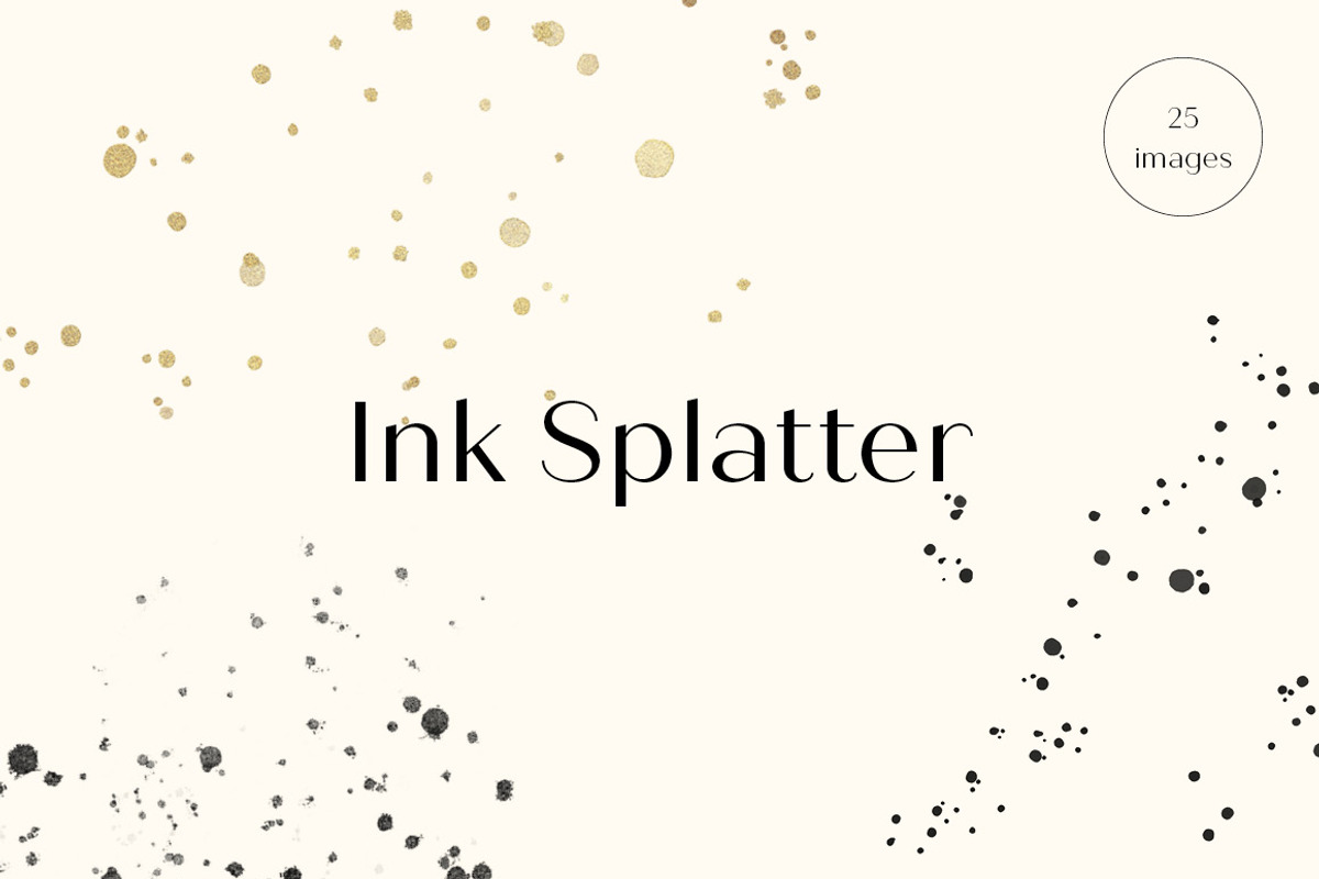 Ink Splatter Texture, a Texture Graphic by LOPEstudio (Photo 1 of 7)