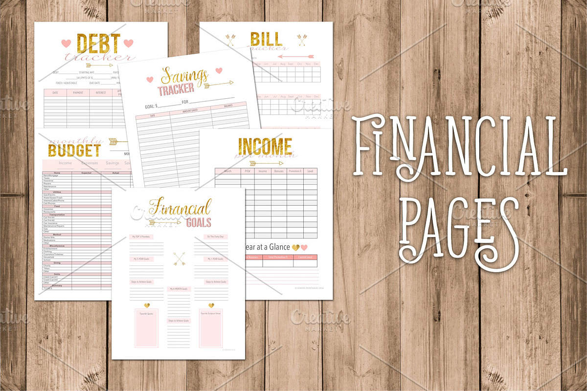 Life Planner Kit 2021 Bundle, a Stationery Template by Genesis Printables (Photo 3 of 6)