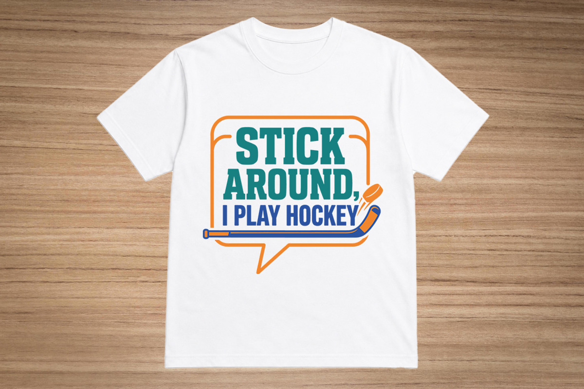 Hockey T-Shirt Design Graphic, an Object Graphic by balal (Photo 1 of 3)