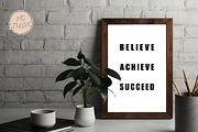 Quotes, Motivational Wall Art Print, a Decorative Illustration by YG STUDIO (Thumbnail 4 of 6)