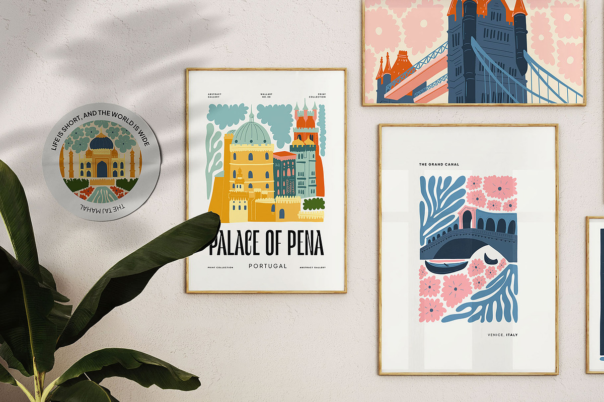 Modern Travel | Wall Art Creator, an Object Graphic by Leleka.Store (Photo 5 of 15)