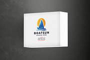 Boat Sun Sailing Logo, a Branding & Logo Template by Design_Planet (Thumbnail 2 of 2)