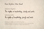 Salentina Rustic Script, a Script Font by Littlehand (Thumbnail 4 of 11)