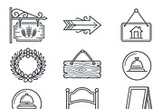 Bundles Set Floral Wedding Icons, an Outline Icon by adenpinkstore (Thumbnail 41 of 44)