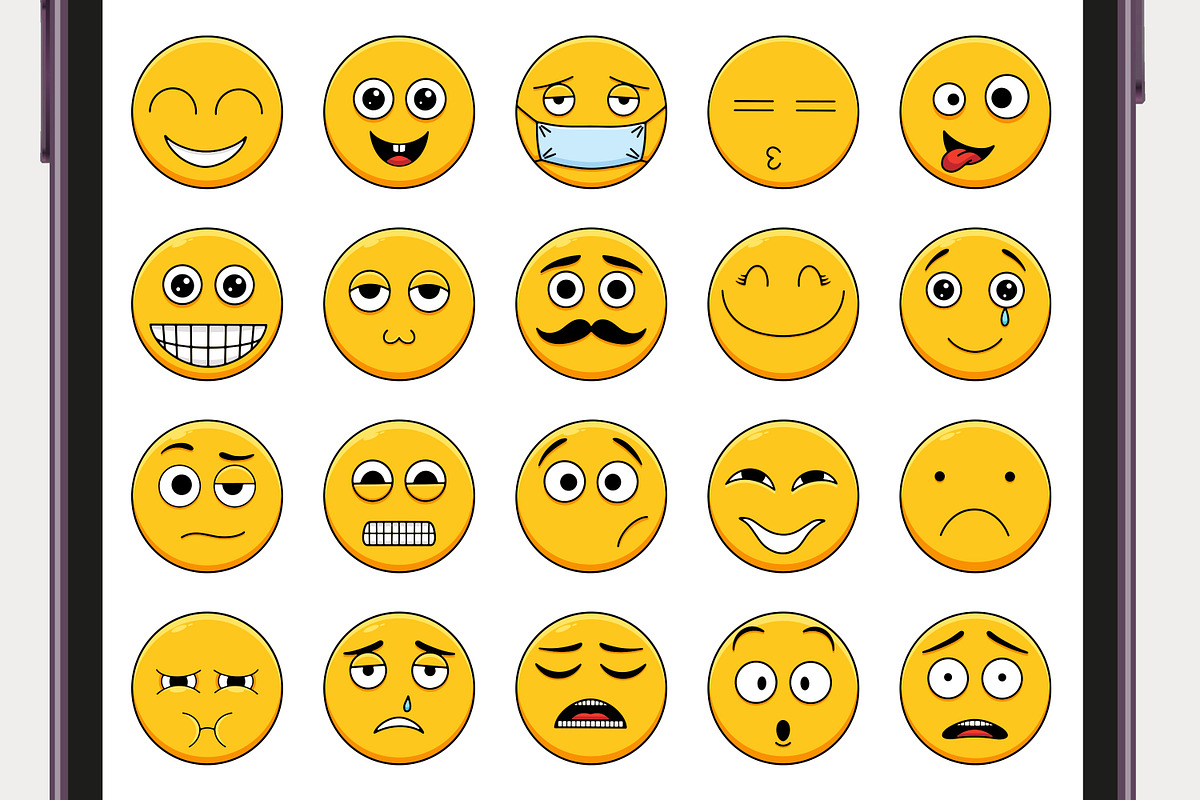 Emoji Character Expressions Set, an Emoji Icon by Tekuni (Photo 4 of 11)