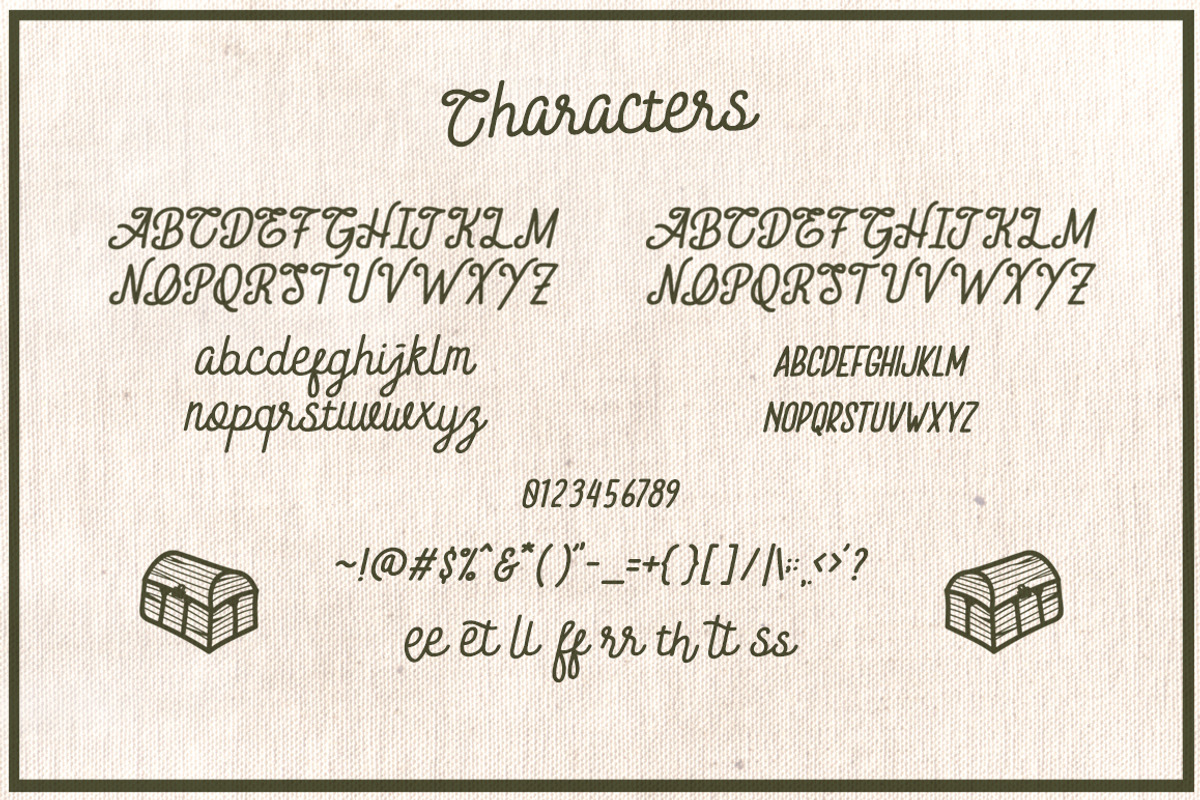 Brave Typeface preview 4