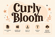 Curly Bloom – Playful Display Font, a Serif Font by Wow Magic (Thumbnail 4 of 6)