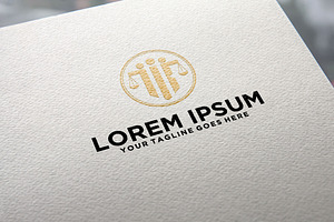 Law Firm Attorney logo design, a Branding & Logo Template by REDVY CREATIVE