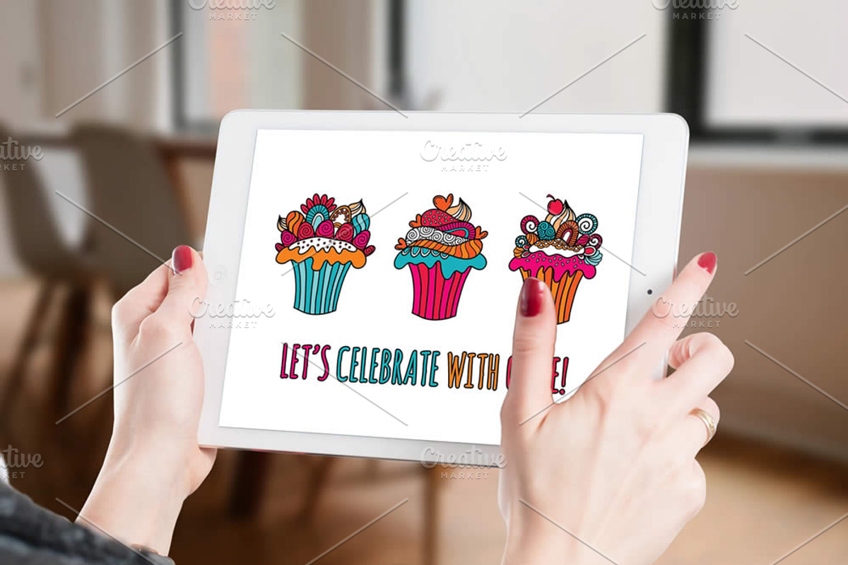 Let's Celebrate With Cake!, an Illustration by Tazi Design (Photo 2 of 3)
