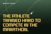 Thamire - Sports Font, a Sans Serif Font by Mine Type Lab (Thumbnail 4 of 11)