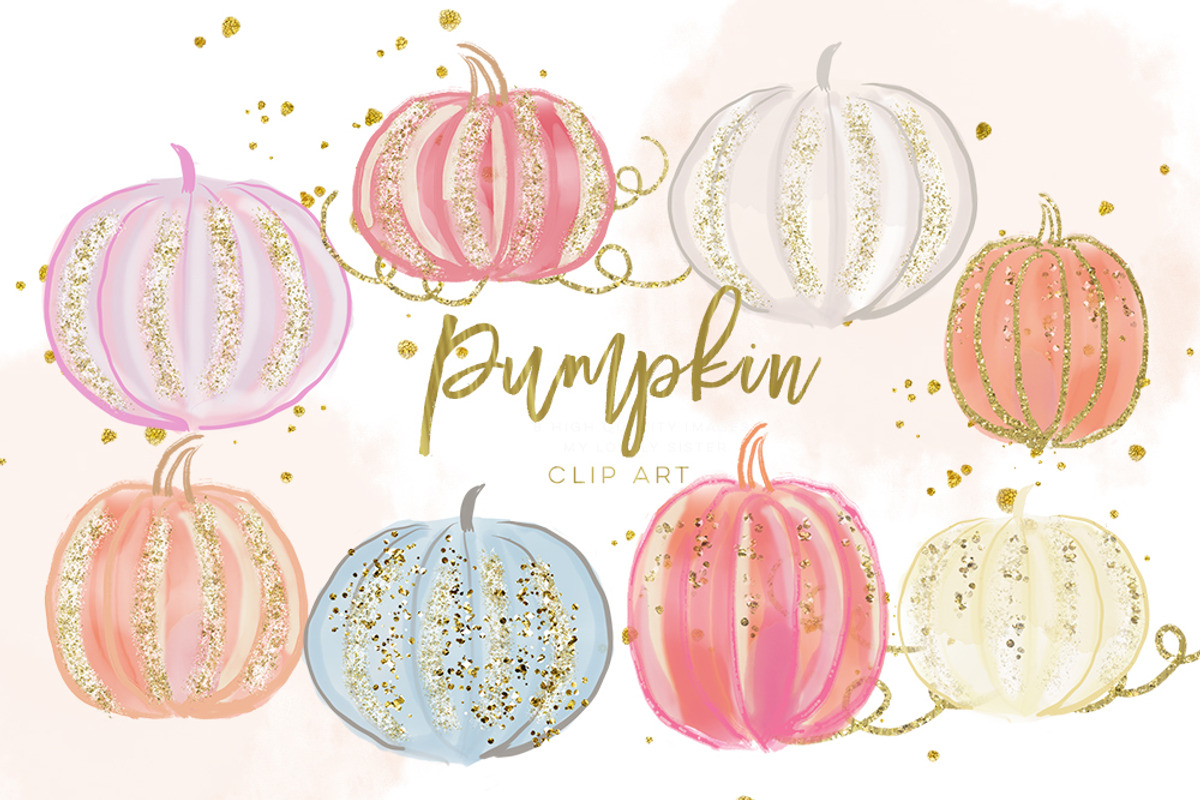 Pumpkin Clip Art, an Illustration by Sunflower Day Love (Photo 1 of 3)