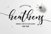 Heathens Script, a Script Font by Fargun Studio (Thumbnail 1 of 10)