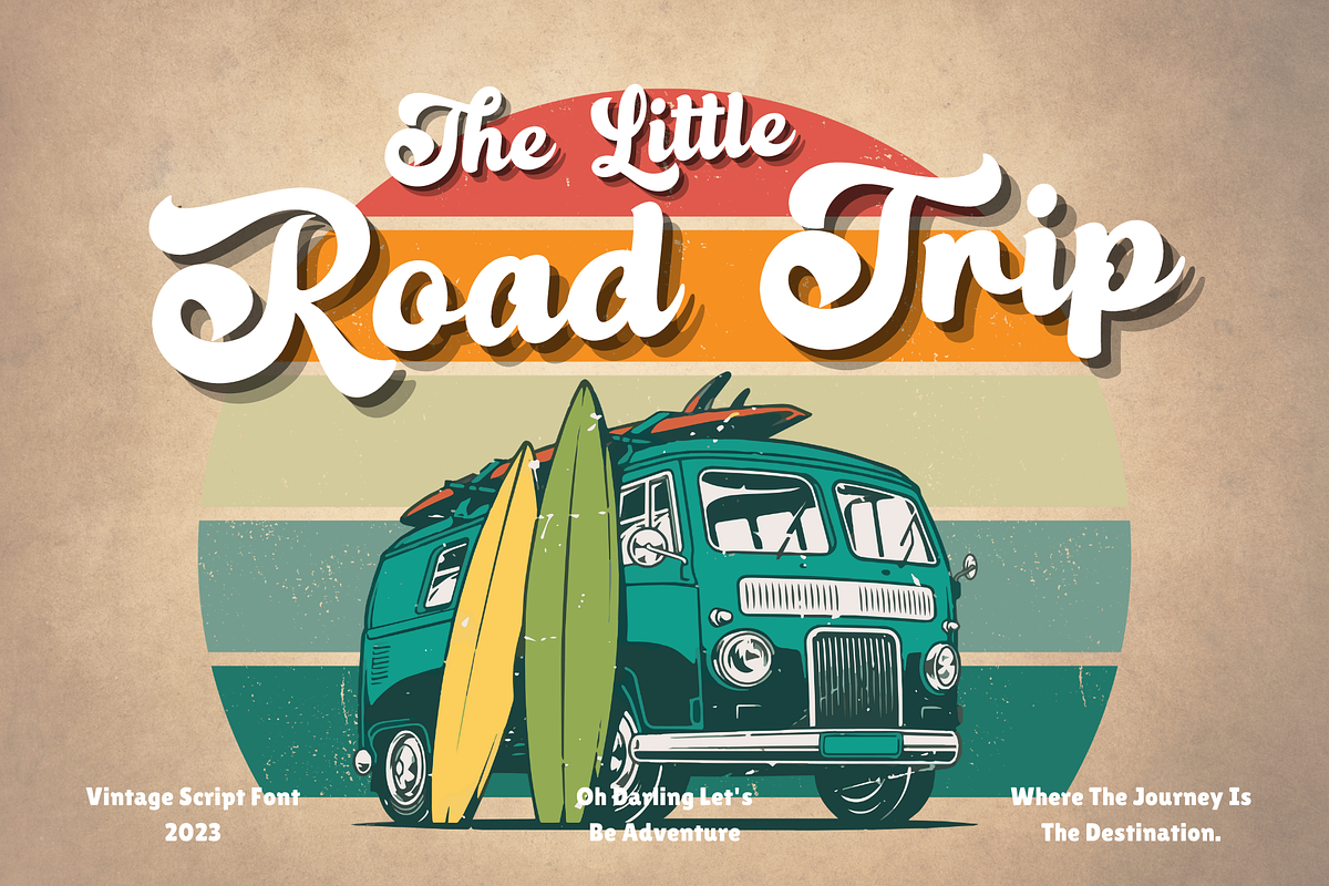 Nahista - Retro Font, a Script Font by Sronstudio (Photo 2 of 13)