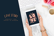 Love Story Gouache Illustration Pack, an Illustration by Laura Ingham (Thumbnail 7 of 14)