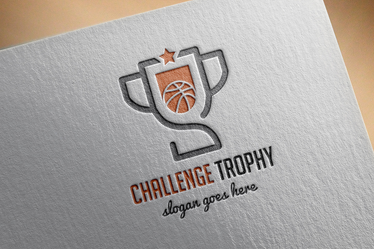 Basketball Challenge Trophy Logo, a Branding & Logo Template by GladicMonster (Photo 2 of 10)