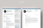 Modern Resume & CoverLetter Template, a Resume Template by careerboutique (Thumbnail 3 of 6)