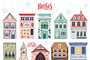 Winter Town, a Decorative Illustration by Alina Sh (Thumbnail 5 of 8)