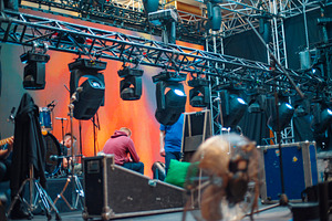 preparing the stage before the concert, a Photo by Pictures for you!!!!!!!!!