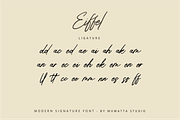 Eiffel Font, a Handwritten Font by Muwatta Studio (Thumbnail 9 of 10)