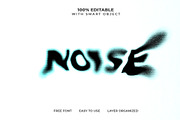 Noise Editable Photoshop Text Effect, a Layer Style Add-On by Md Jahidul99 (Thumbnail 1 of 2)