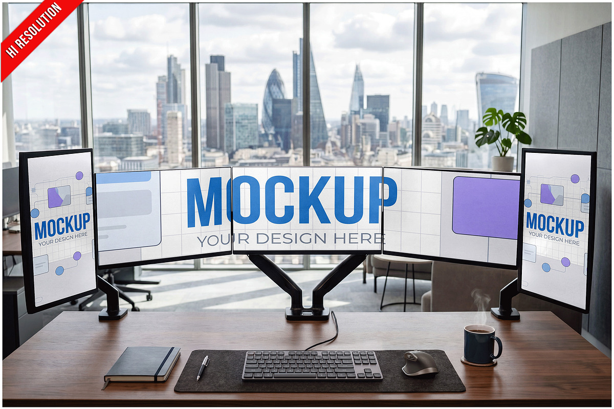 Multiscreen Setup PSD, an Android Mockup by Bruno's Shop (Photo 1 of 3)