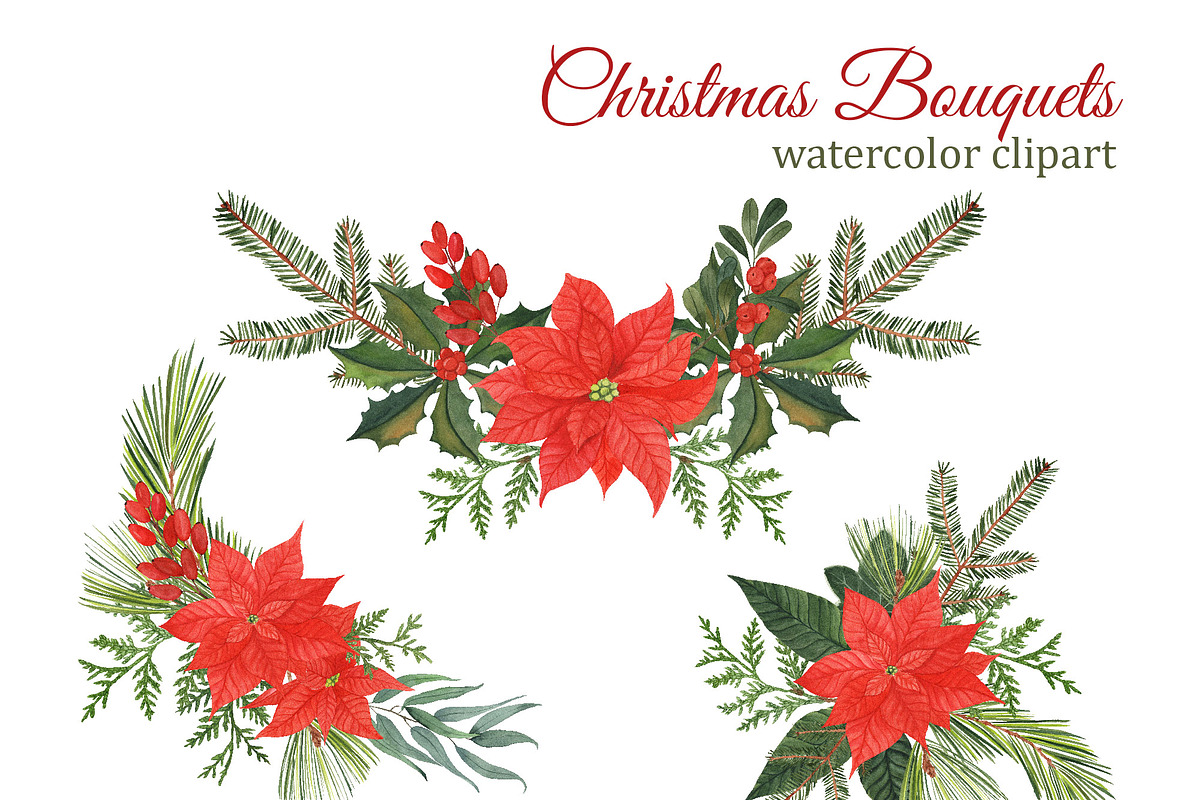 Watercolor winter garden, an Illustration by s.yanyeva (Photo 6 of 12)