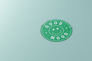 Circle Stickers Mockup, an Advertising Mockup by Graphicboom (Thumbnail 4 of 6)