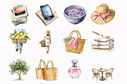 Watercolor Ocean Breath Clipart, an Illustration by Design Market (Thumbnail 3 of 4)