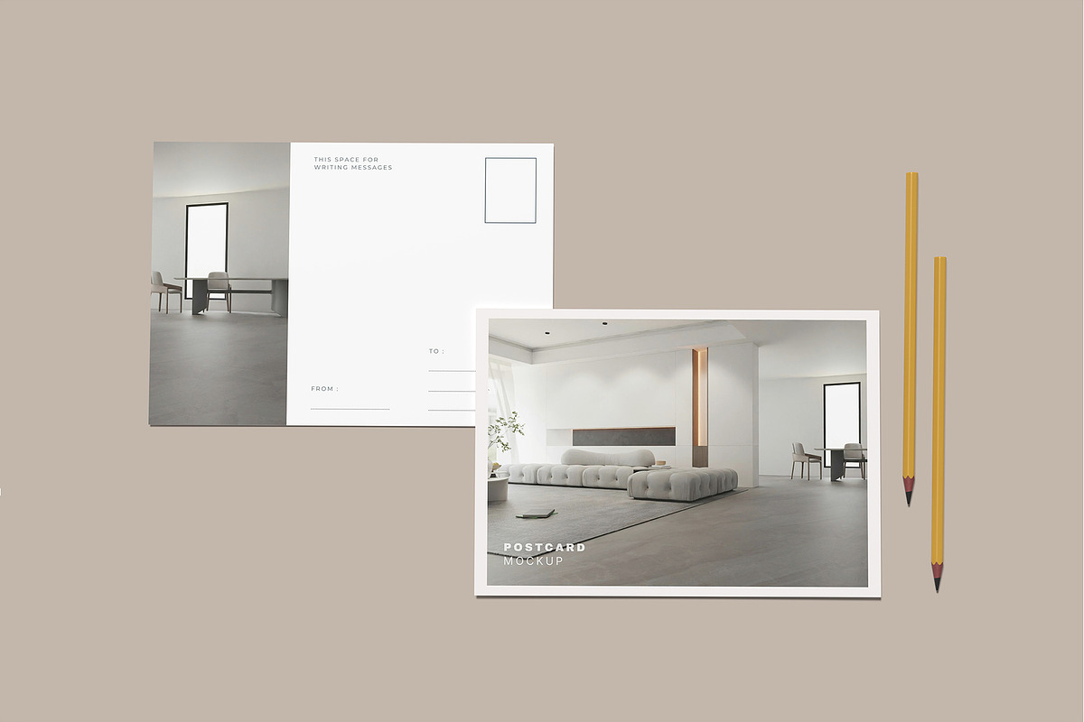 Simple Postcard Mockup, an Advertising Mockup by rizalamora (Photo 12 of 12)