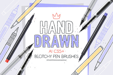 Blotchy Pen Brushes