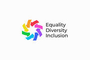 Equality Diversity Inclusion Logo, a Branding & Logo Template by Signatoro (Thumbnail 1 of 3)