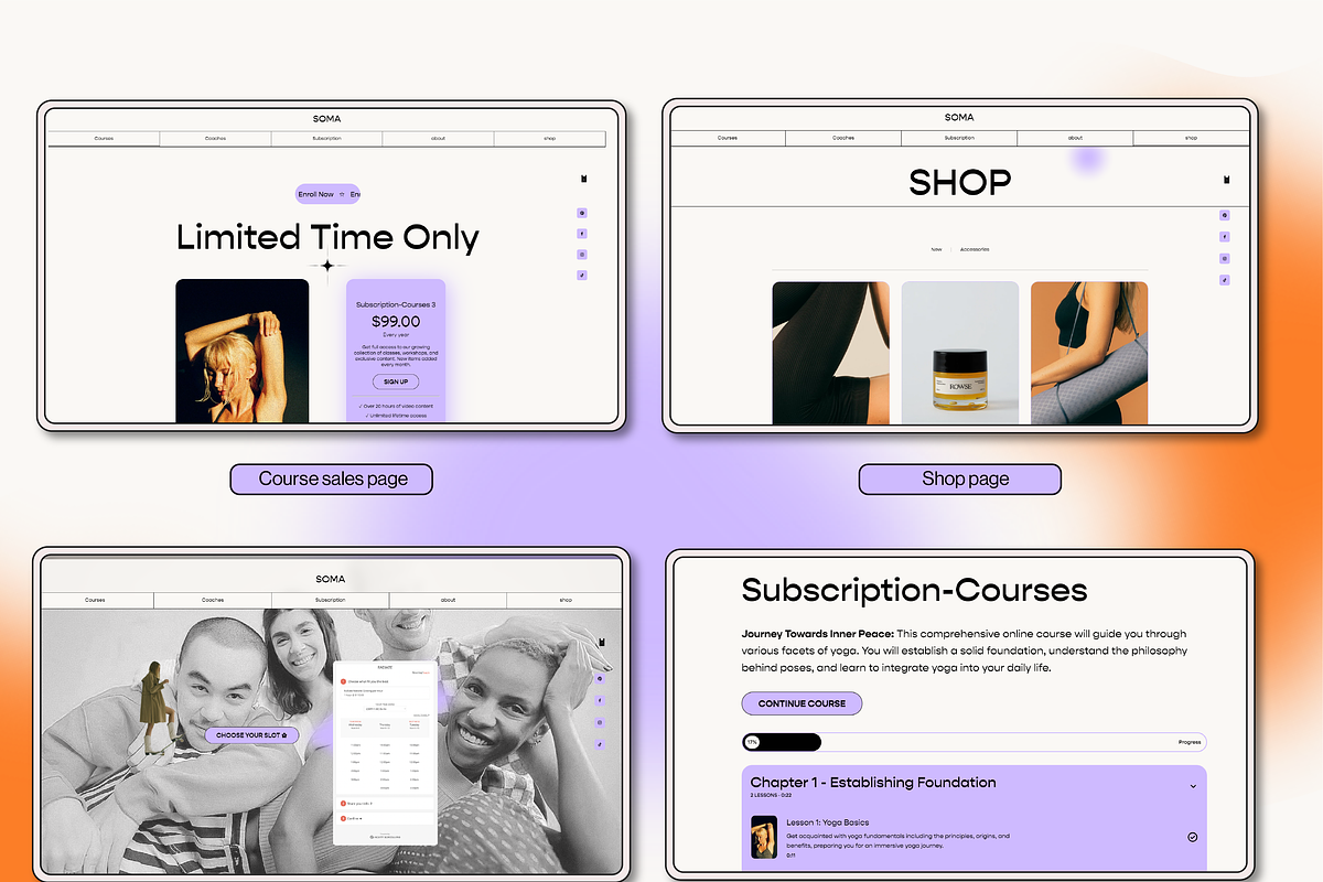 SOMA Coaching Squarespace Template, a Squarespace Template by dunagency (Photo 4 of 6)