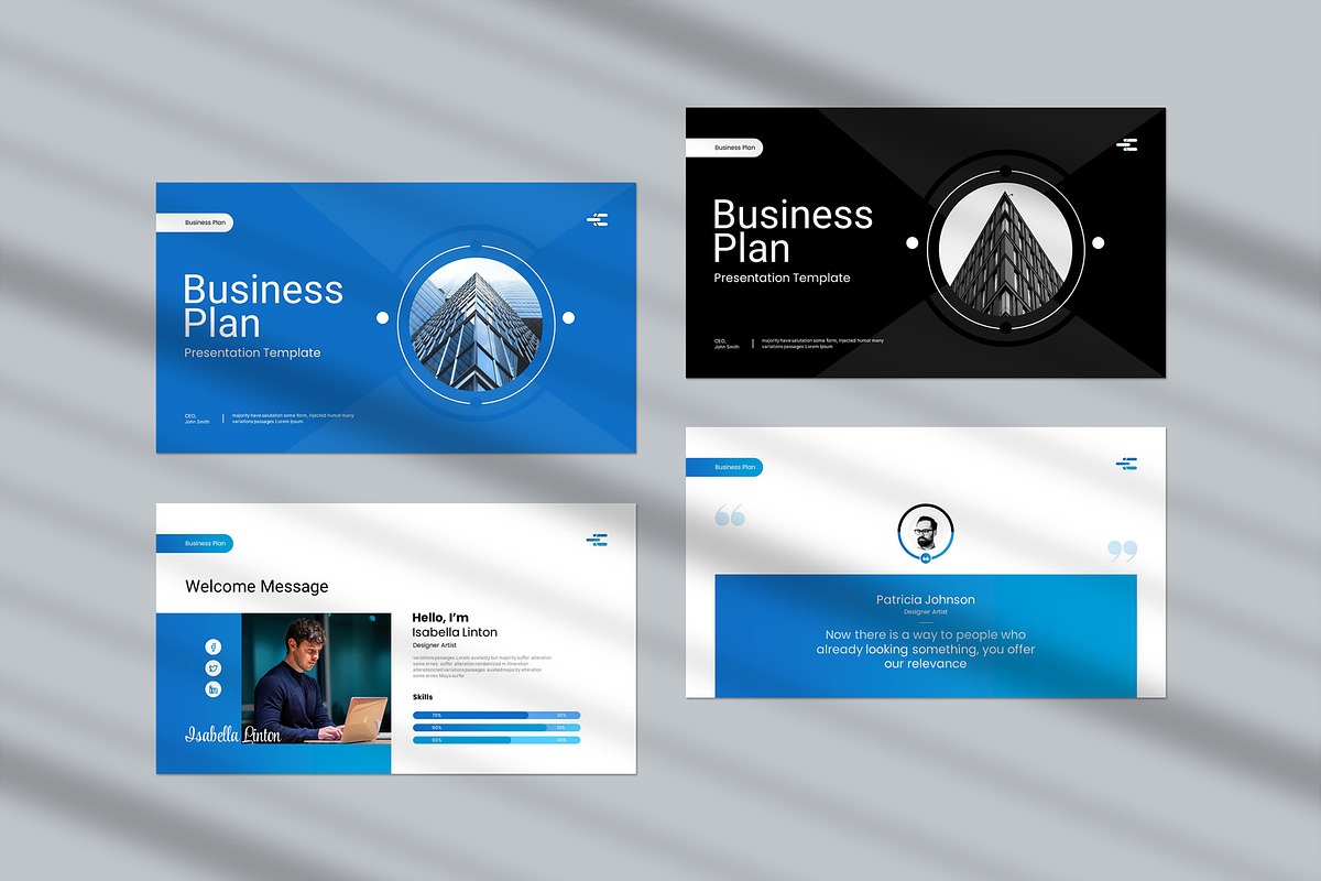 Business Plan Presentation Template preview 3