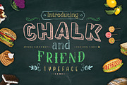 Chalk and Friend, a Font by alit design (Thumbnail 1 of 18)